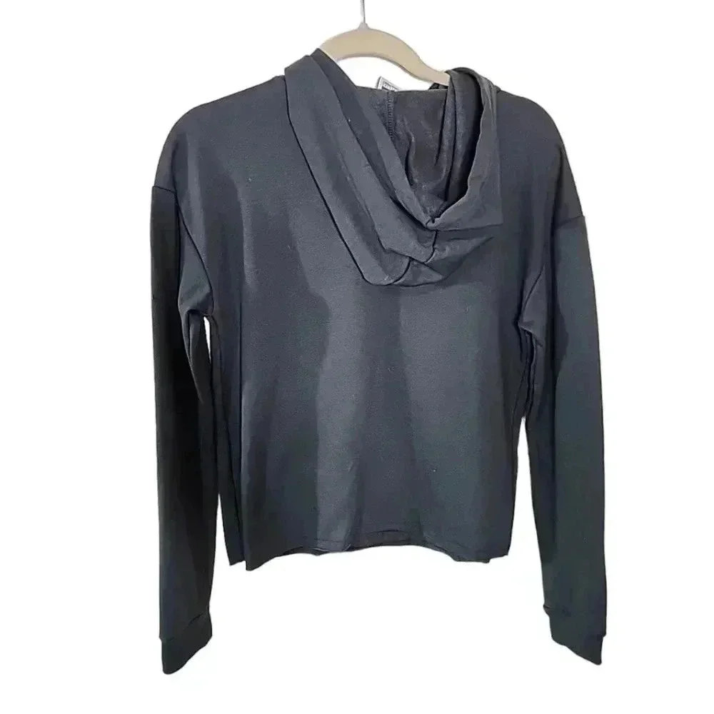 DESERT Shakes & Fries Cropped Fleece Hoodie. Nwt size small - Picture 7 of 10